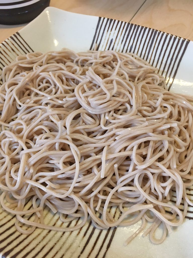 180g＠321円の更科そば